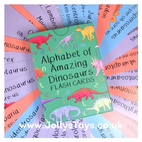 Alphabet of Amazing Dinosaurs Flashcards